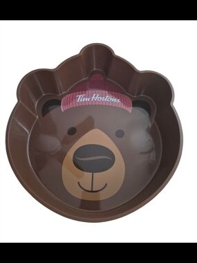 Tim Hortons Brown Bear Silicone Baking Pan - Brown
